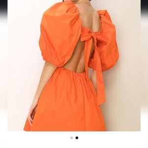 HYFVE Chic Show Cutout Tie Back Mini Dress NWT